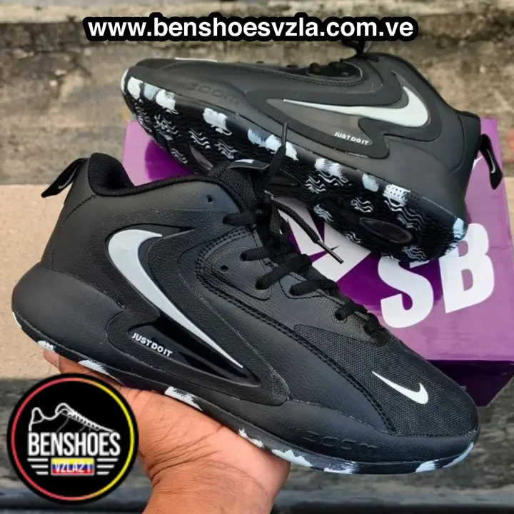 Nike Zoom en cuero Negro